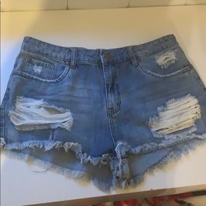 jean shorts